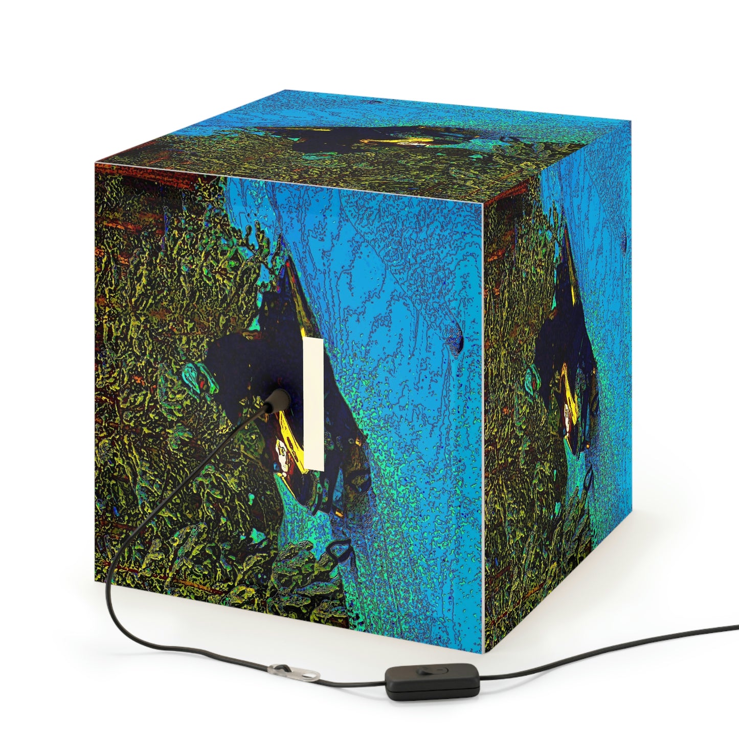 Light Cube Lamp ... Yep ... "Another Day ... Riding Through The Wilderness ... " ... February 2023 ... Original Works ...