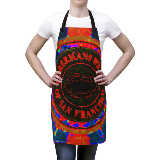 Apron ... "No.9 Fishermen's Grotto - Fishermen's Wharf, SF, California" ... Family Archives: 1970's ... Original Works ...