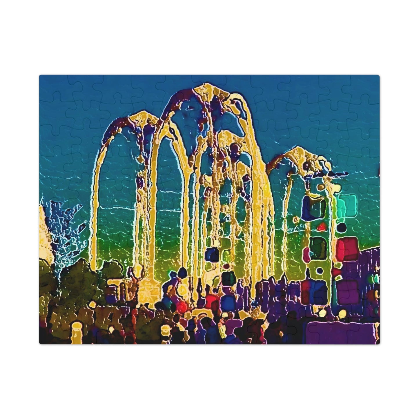 Jigsaw Puzzle (30, 110, 252, 500,1000-Piece) ... "Arches 'Like-No-Other' ... " Seattle World's Fair: 1962. A Family Original ...