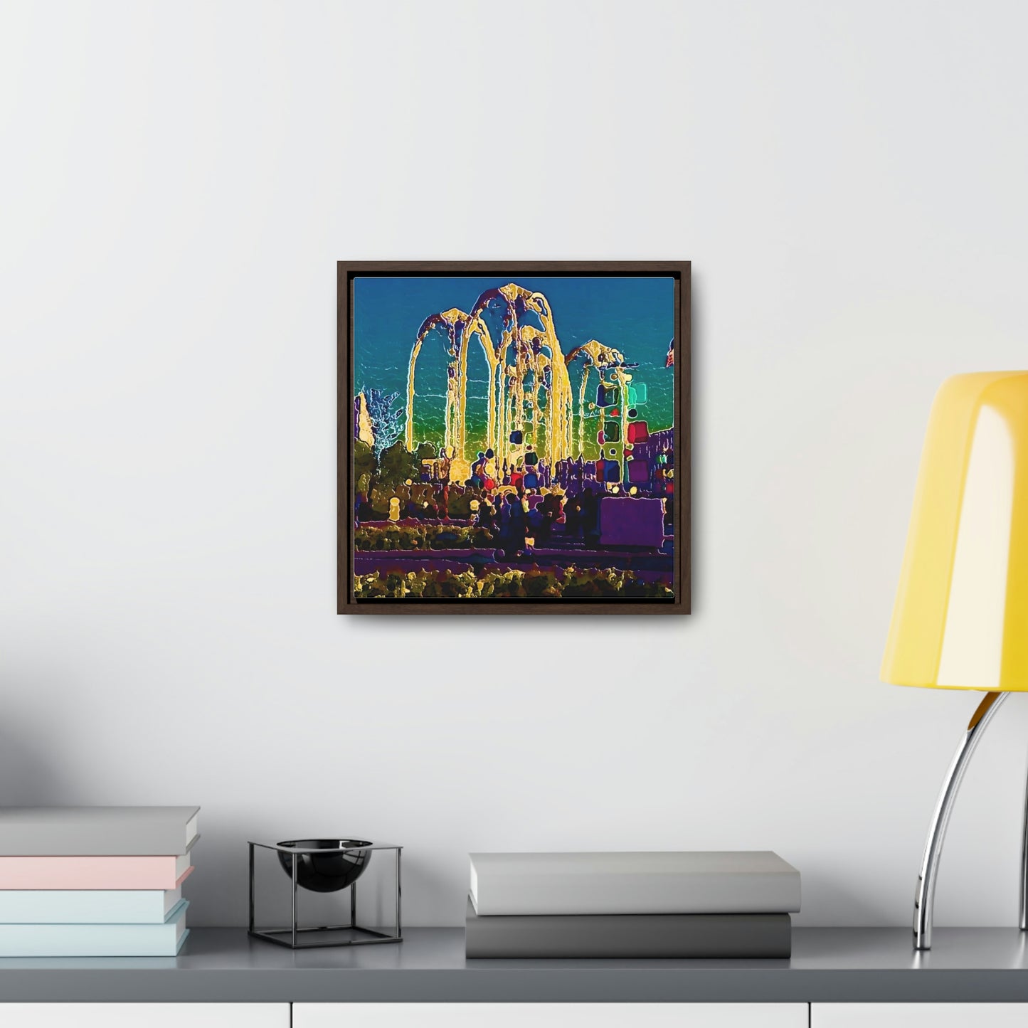 Gallery Canvas Wraps, Square Frame ... "Arches 'Like-No-Other' ... " Seattle World's Fair: 1962. A Family Original ...