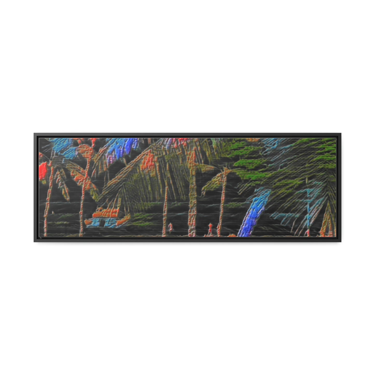 Gallery Canvas Wraps, Horizontal Frame ... "The Royal Hawai'ian: Waikiki Beach_Beach" ... Honolulu, HI ... Ocotber 2014 (Halloween) ... Original Works ...