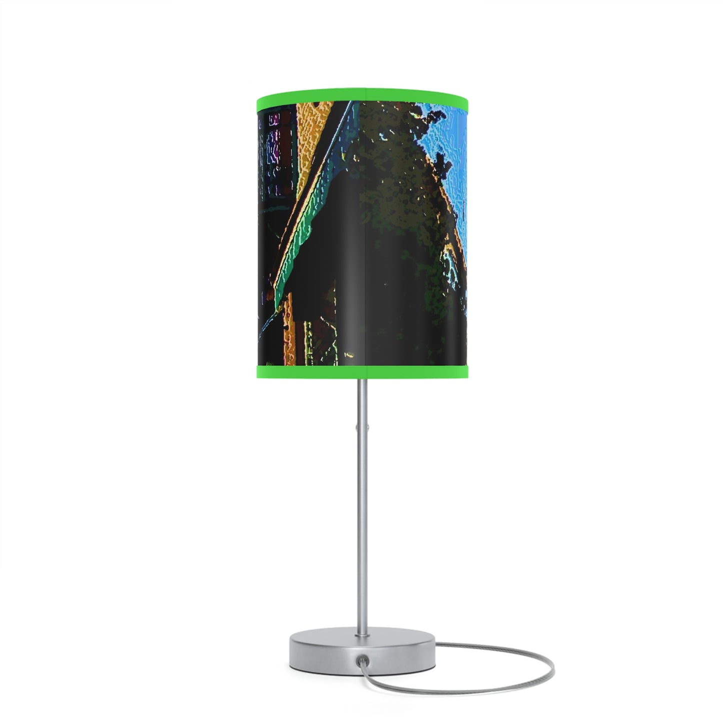 Lamp on a Stand, US|CA plug ...  Pioneer Square & Smith Tower ... 'That World Famous View' ... Colleague Supplied Photo ... Original Works ...