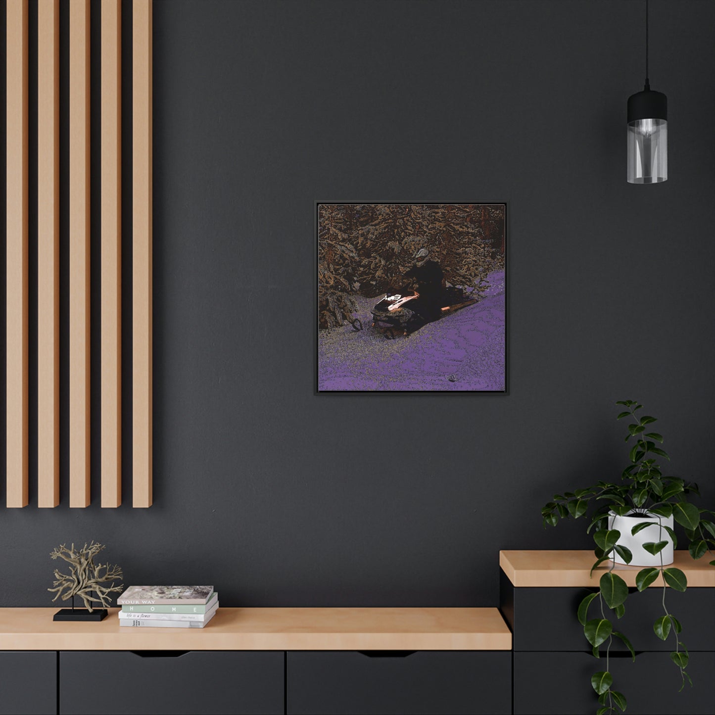 Gallery Canvas Wraps, Square Frame ... Yep ... "Another Day ... Riding Through The Wilderness ... " ... February 2023 ... Original Works ...