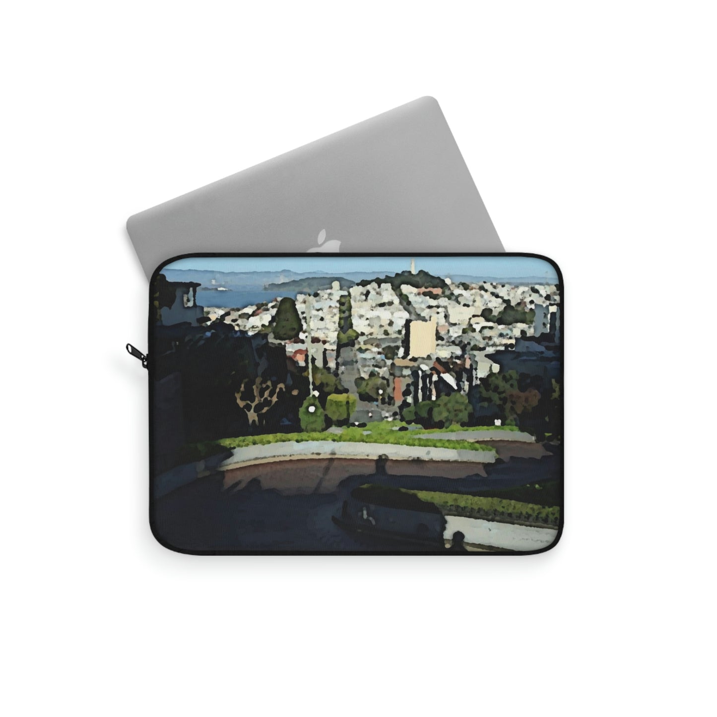 Laptop Sleeve ... "Lombard Street San Francisco, CA, USA" ... Family Archives 1970's ... Original Works ...