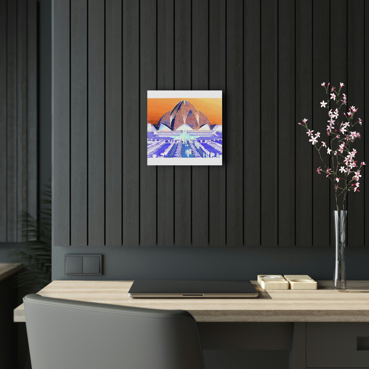 Acrylic Prints ... 'Bahai'i House-Of-Worship' ... "Lotus Temple: Delhi, India, 2008" ... Original Works ...