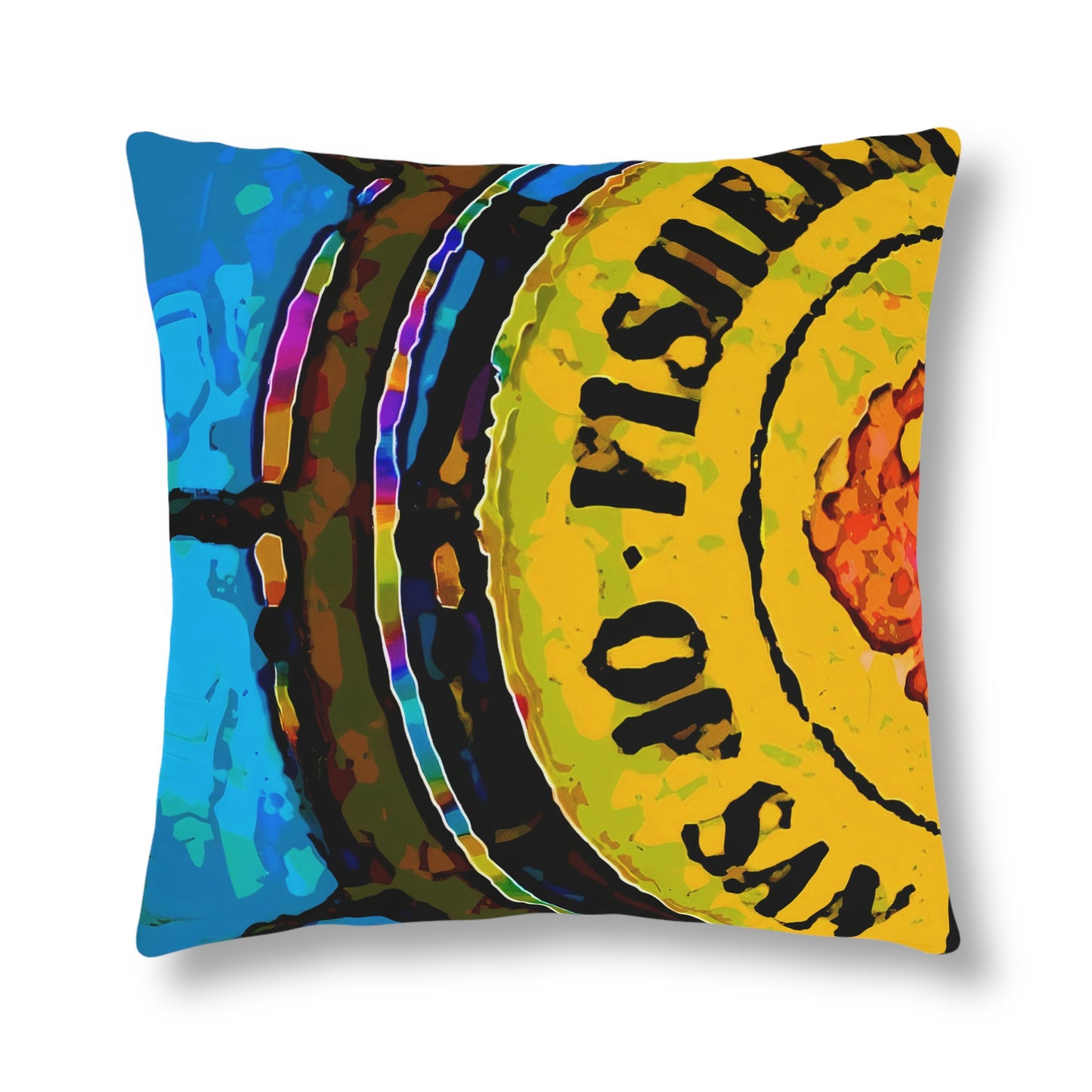 Waterproof Pillows ... "No.9 Fishermen's Grotto - Fishermen's Wharf, SF, California" ... Family Archives: 1970's ... Original Works ...