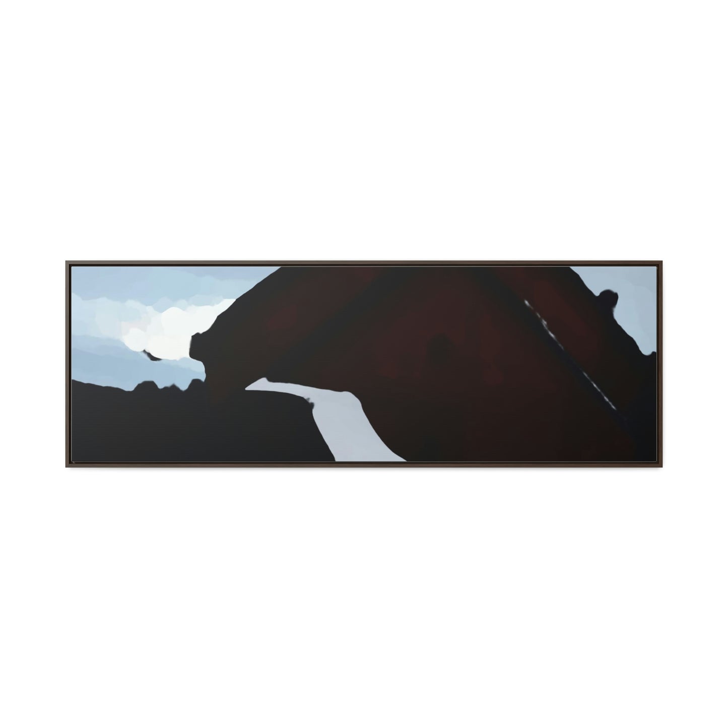 Gallery Canvas Wraps, Horizontal Frame ... After An Intense Snow Storm ... 'Digging Out' ... A Vehicle & Cabin "In The Mountains" ... March 2023 ... Original Works ...