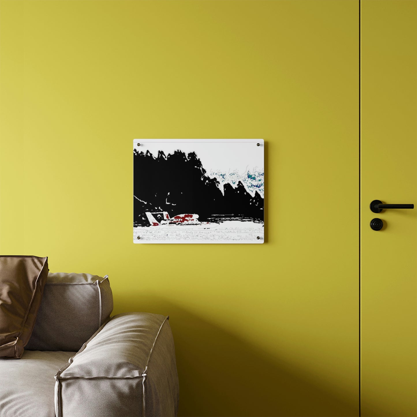 Acrylic Wall Art Panels ... Seattle Columbia Cup On Lake Washington ... "Dave Wilcox Heads For The Win" ... Associate Gift-Photo ... Original Works ...