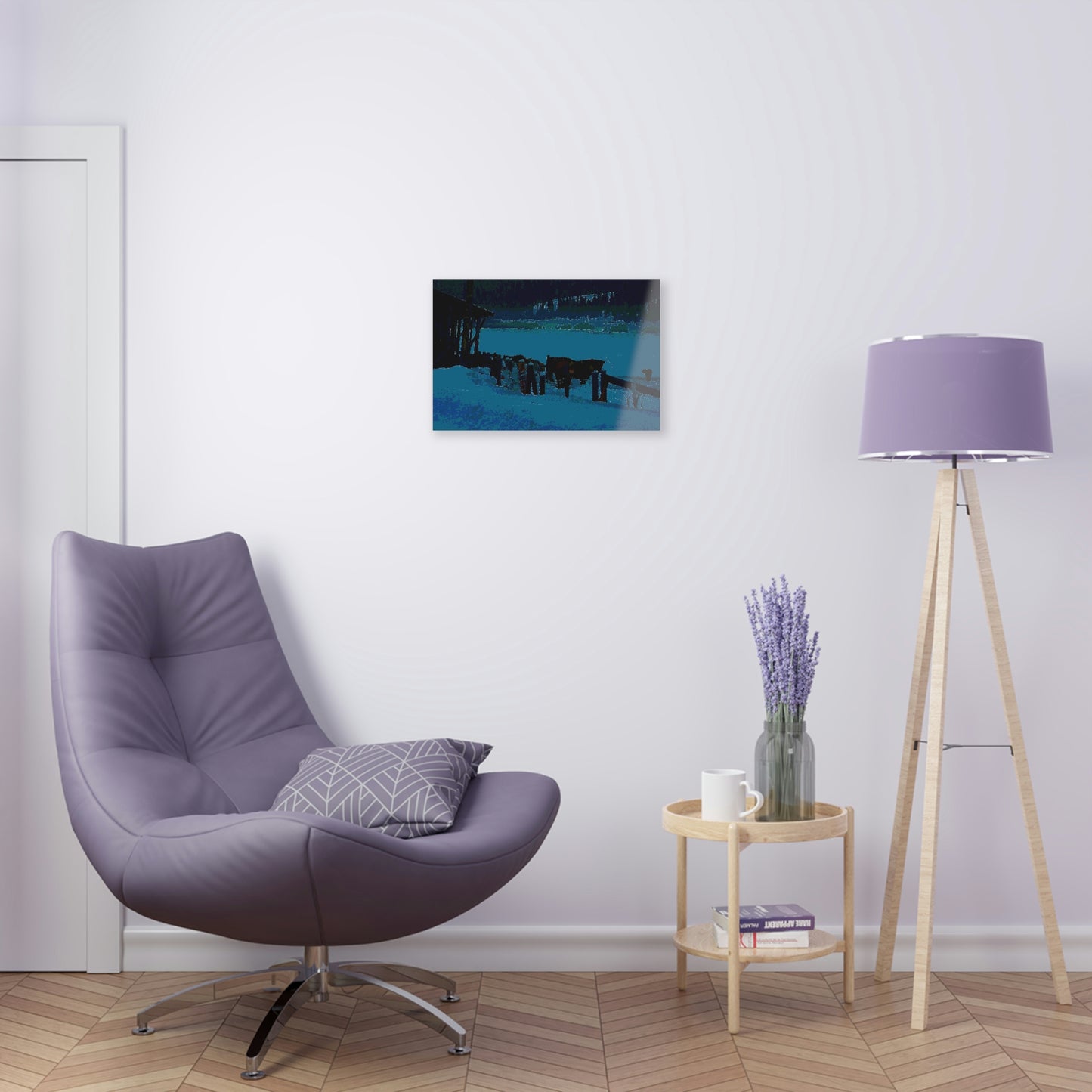 Acrylic Prints ... A Quiet Morning ... "Along The Red River & Nature Preserve Plateau" ... Jan23 ... Original Works ...