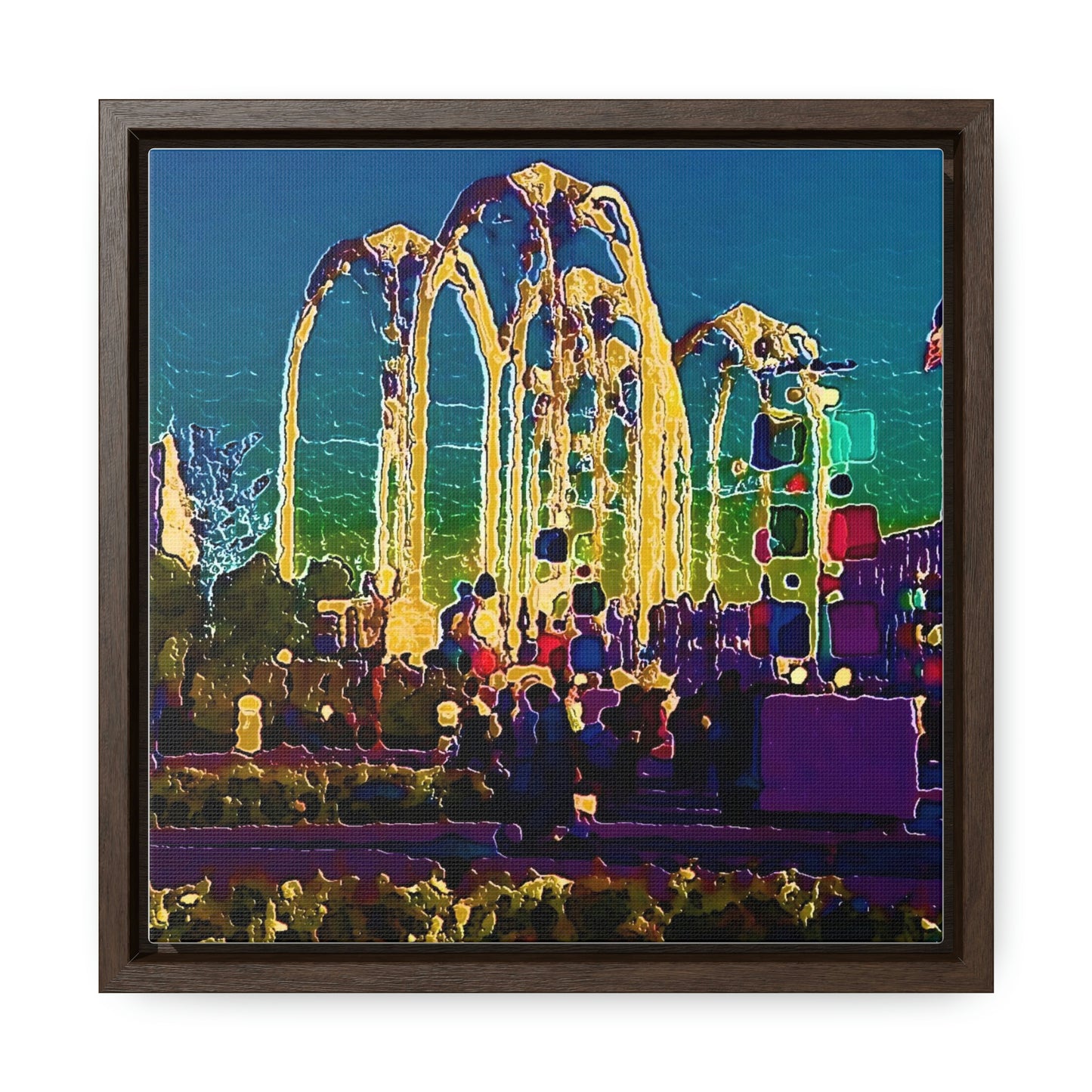 Gallery Canvas Wraps, Square Frame ... "Arches 'Like-No-Other' ... " Seattle World's Fair: 1962. A Family Original ...
