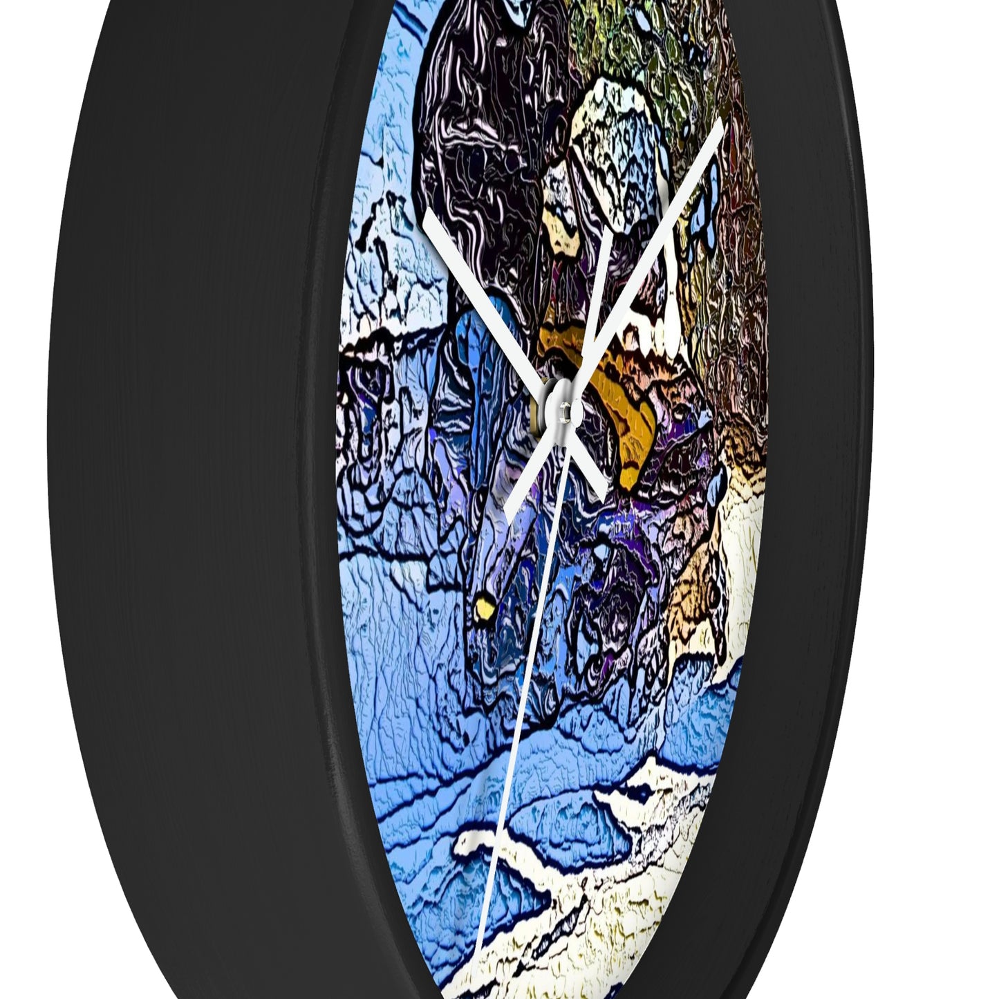 Wall clock ... Blasting Through-The-Powder ... 'Central Idaho Mounains ... ' 2Dec22 ...