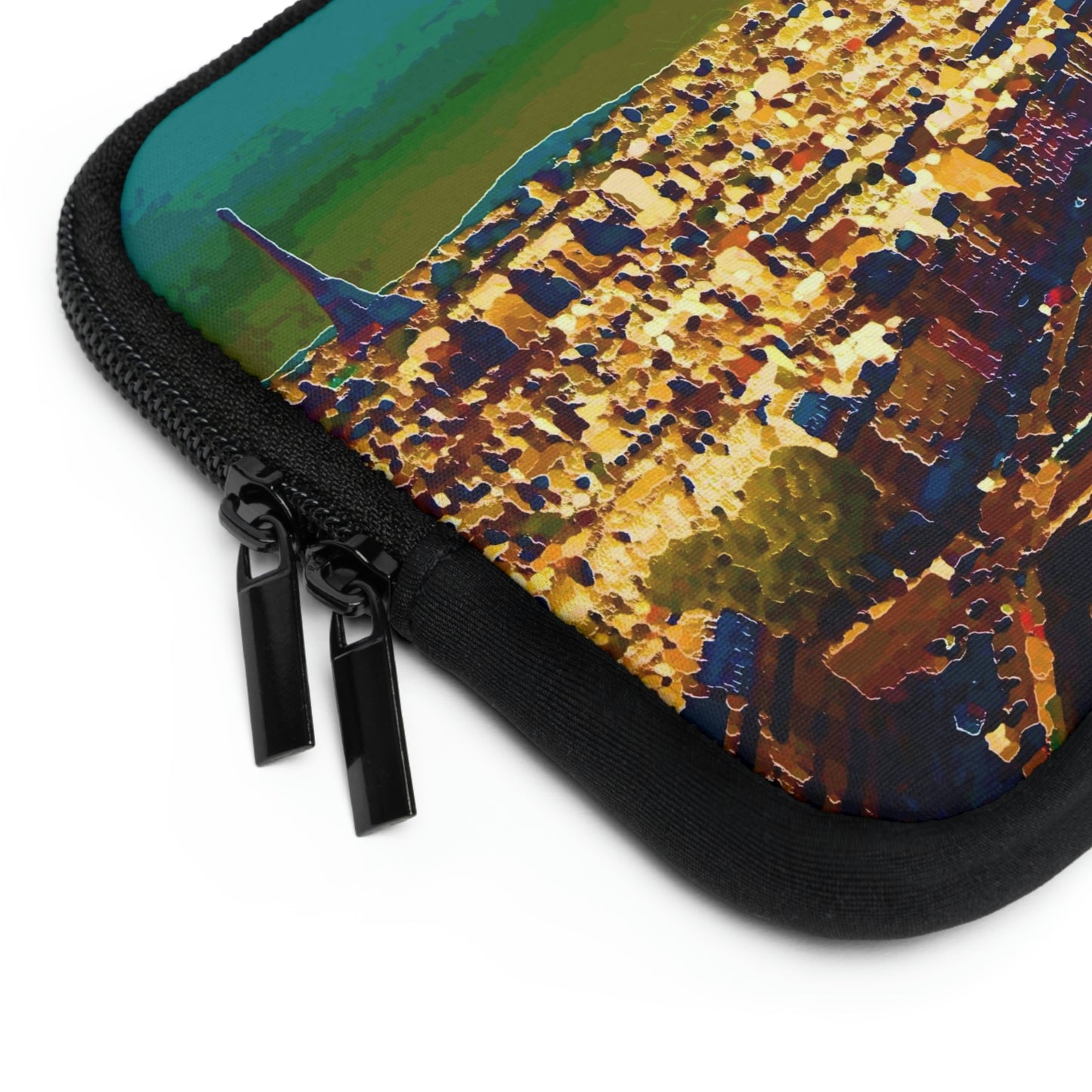 Laptop Sleeve ... Au Paris ... "Along The River Seine" ... Barbara Joan Bonnel-Holt: 1972 ... Original Works ...