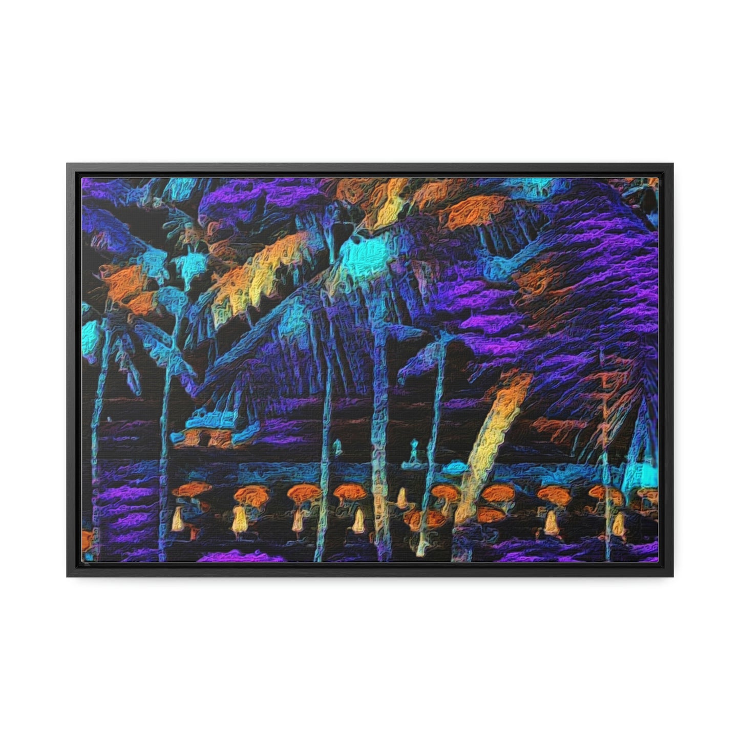 Gallery Canvas Wraps, Horizontal Frame ... "The Royal Hawai'ian: Waikiki Beach_Beach" ... Honolulu, HI ... Ocotber 2014 (Halloween) ... Original Works ...