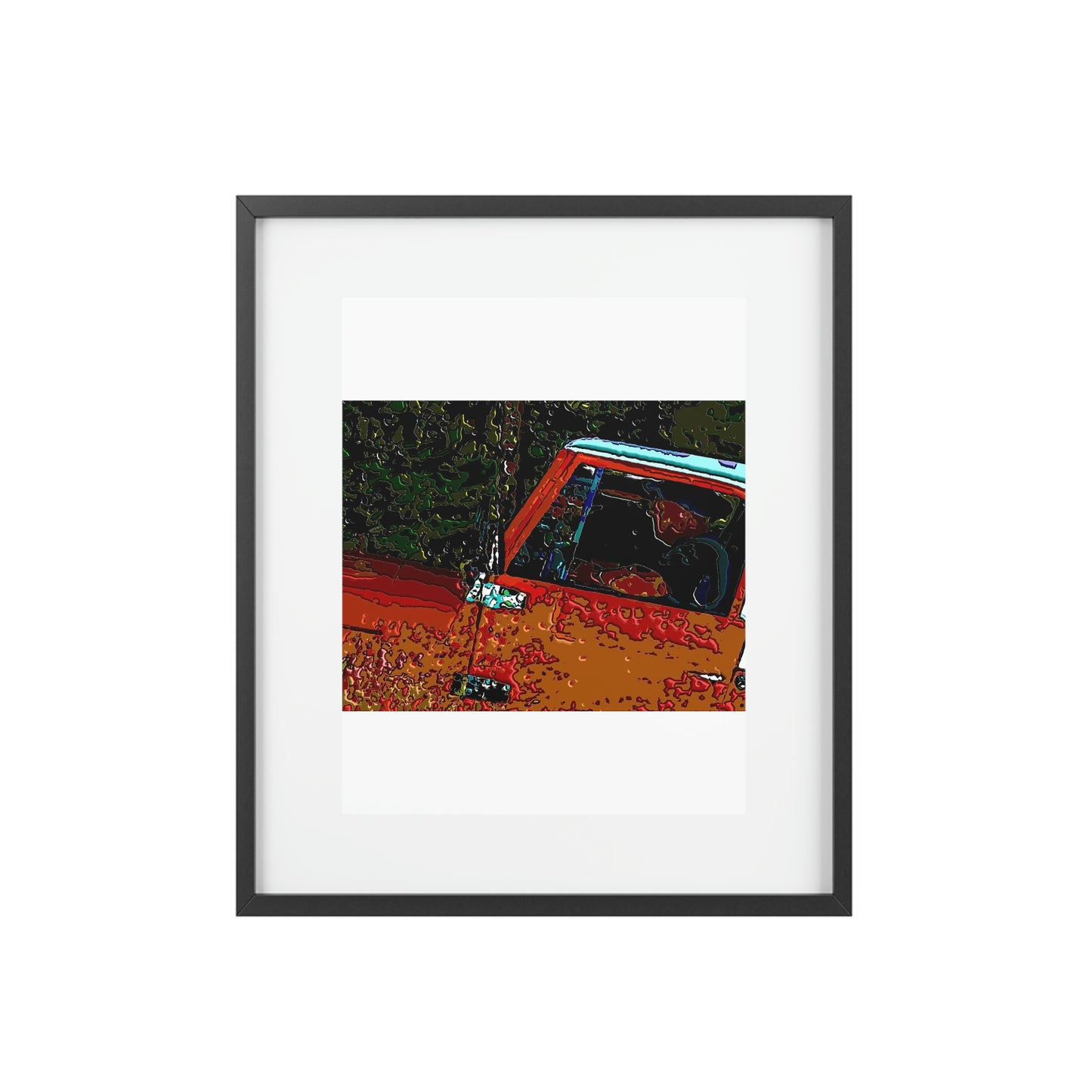 Framed Posters, Matte ... How-To-Drive-Idaho's-Mountain_Roads ... "Like A Professional" ... "Truckin' Like The Doo-Dah-Man" ...