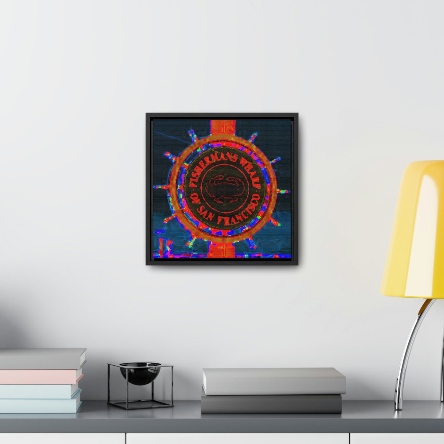 Gallery Canvas Wraps, Square Frame ... "No.9 Fishermen's Grotto - Fishermen's Wharf, SF, California" ... Family Archives: 1970's ... Original Works ...