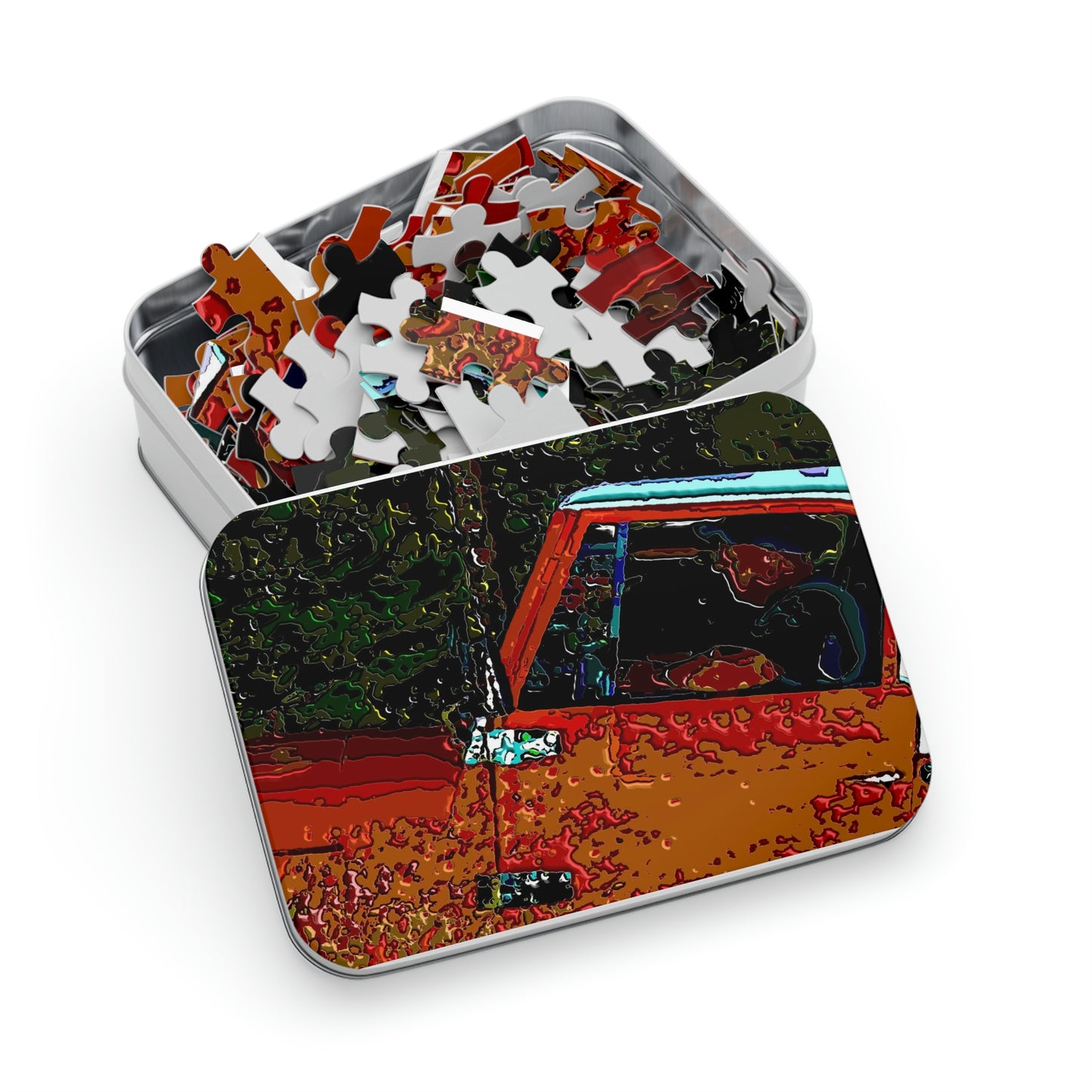 Jigsaw Puzzle (30, 110, 252, 500,1000-Piece) ... How-To-Drive-Idaho's-Mountain_Roads ... "Like A Professional'" ... "Truckin' Like The Doo-Dah-Man" ...