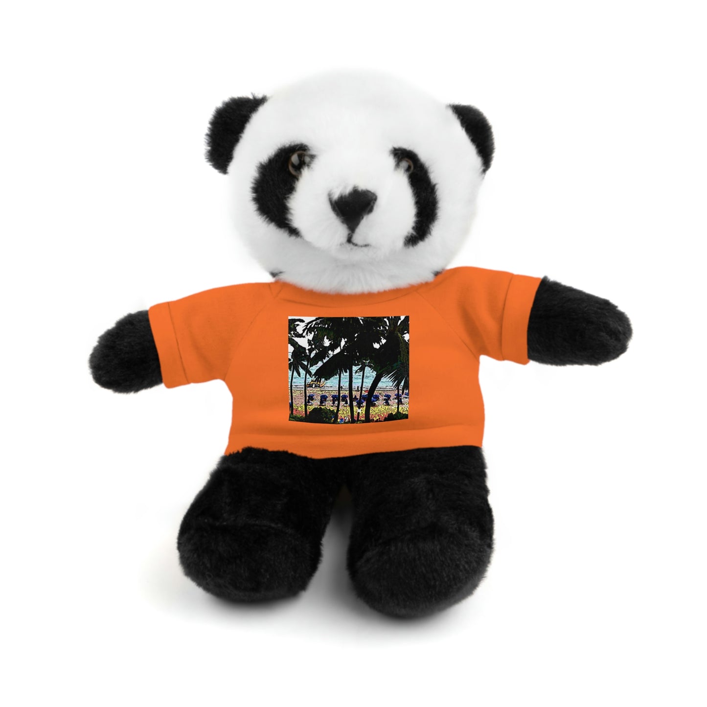 Stuffed Animals with Tee ... "A Beautiful Beach Amongst The Palms" ... The Outrigger Waikiki, Honolulu, Oahu ... Original Works ...