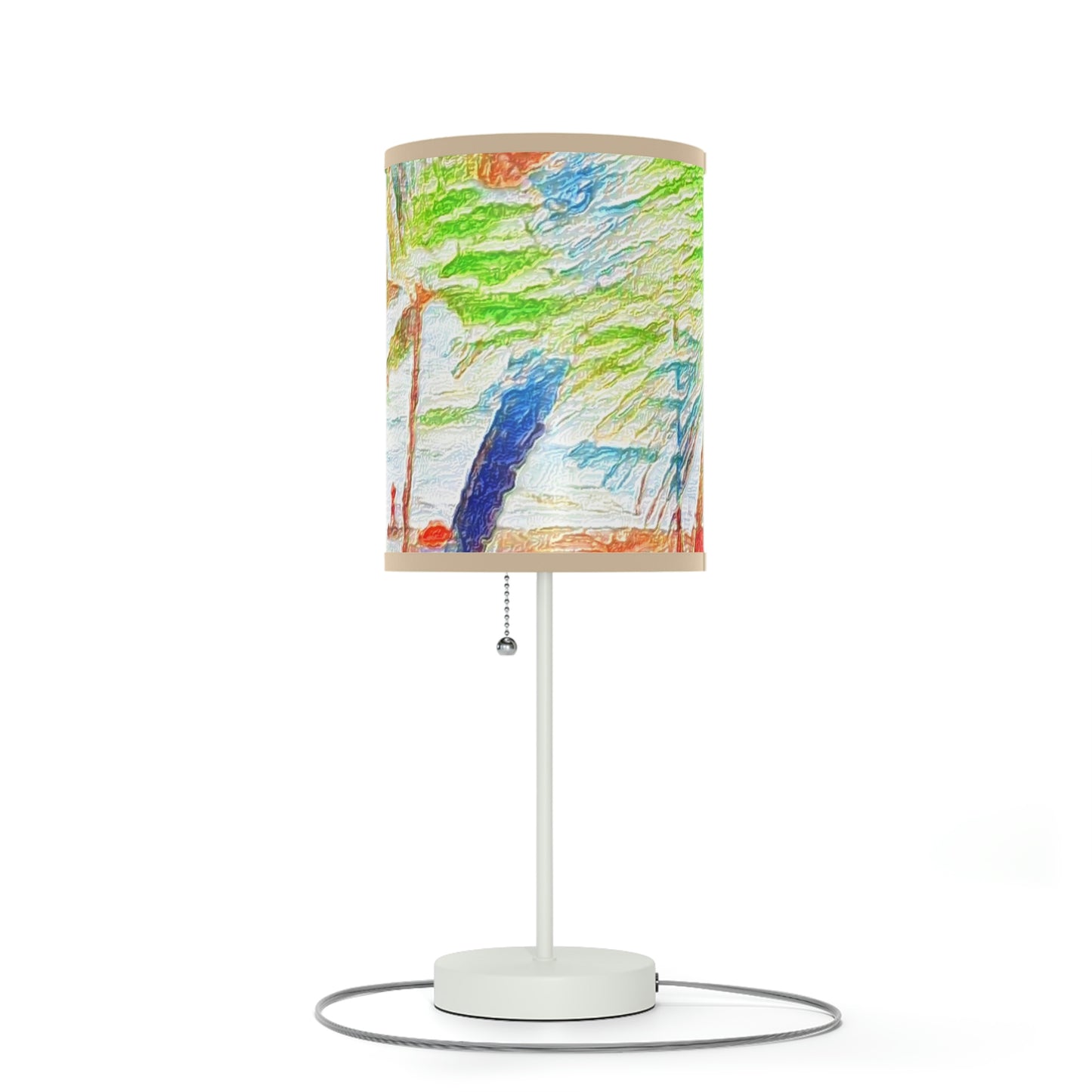Lamp on a Stand, US|CA plug ... "The Royal Hawai'ian: Waikiki Beach_Beach" ... Honolulu, HI ... Ocotber 2014 (Halloween) ... Original Works ...