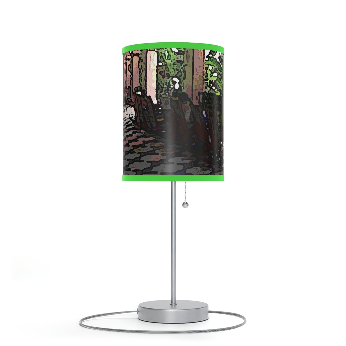 Lamp on a Stand, US|CA plug ...Lanai & Rocking Chairs At: 'The Pink Palace' ... The Royal Hawai'ian ... Honolulu, HI ... '27Oct2014' ... Original Works ...