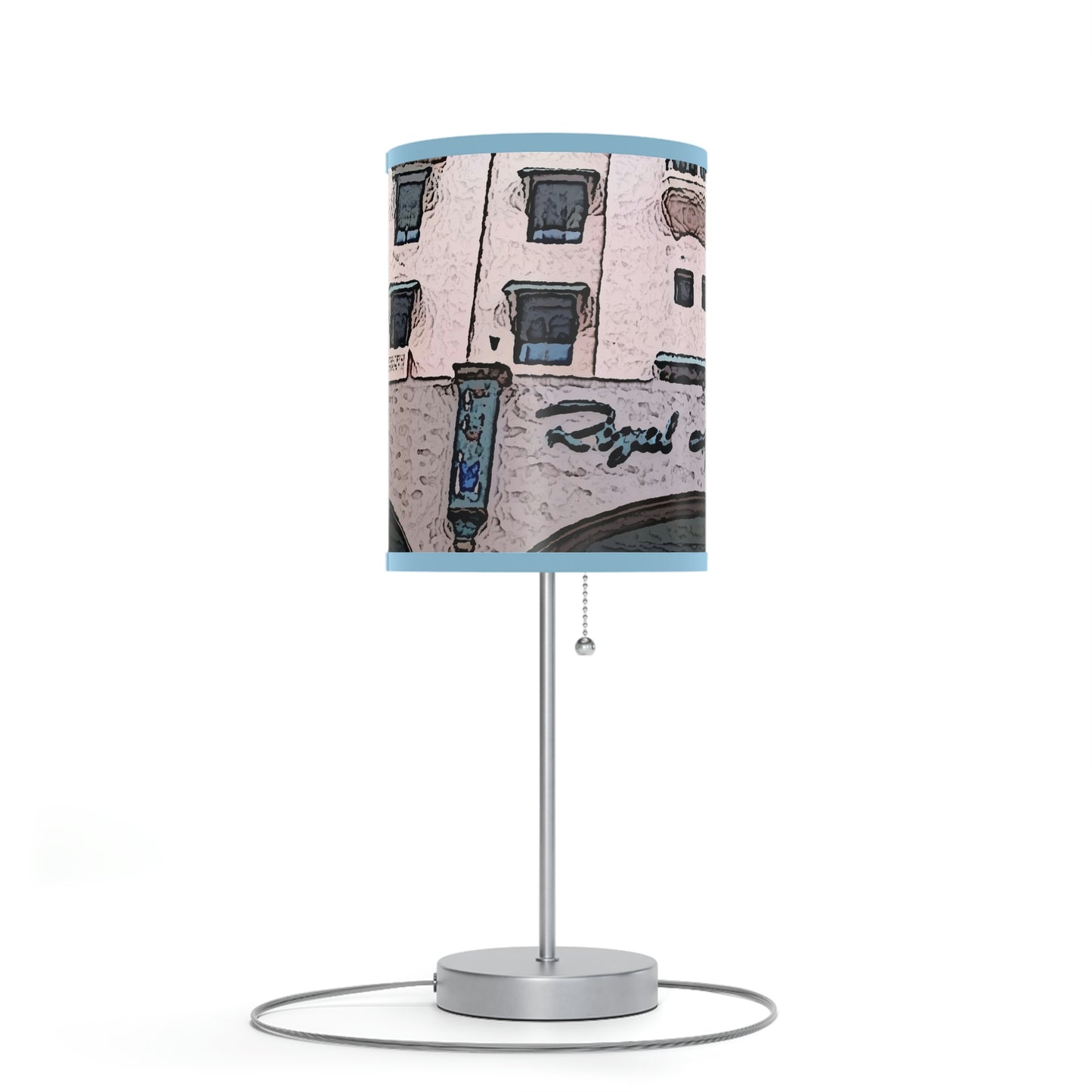 Lamp on a Stand, US|CA plug ...  "La Grande Entree" At: 'The Pink Palace' ... The Royal Hawai'ian ... Honolulu, HI ... '27Oct2014' ... Original Works ...