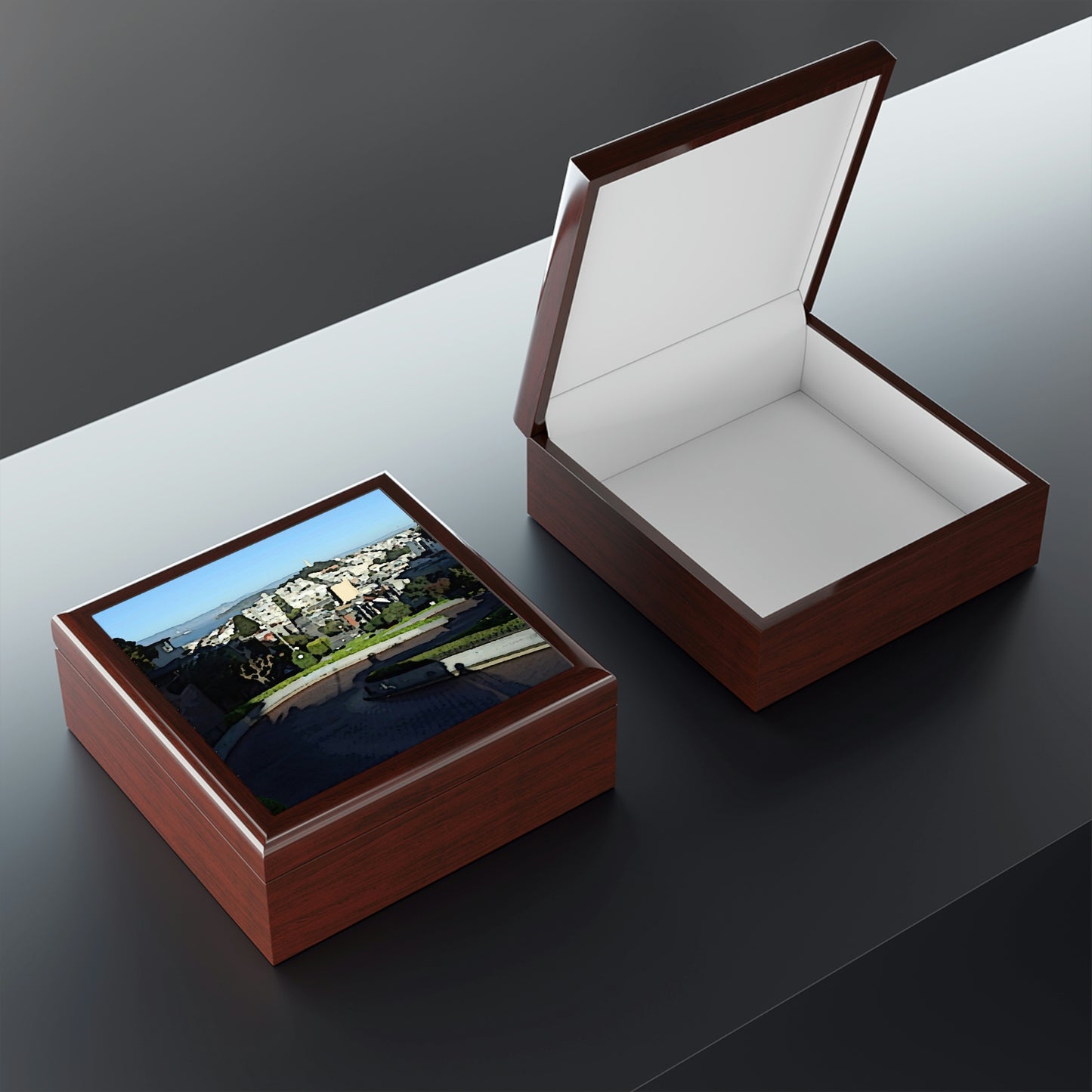 Jewelry Box ... "Lombard Street San Francisco, CA, USA" ... Family Archives 1970's ... Original Works ...