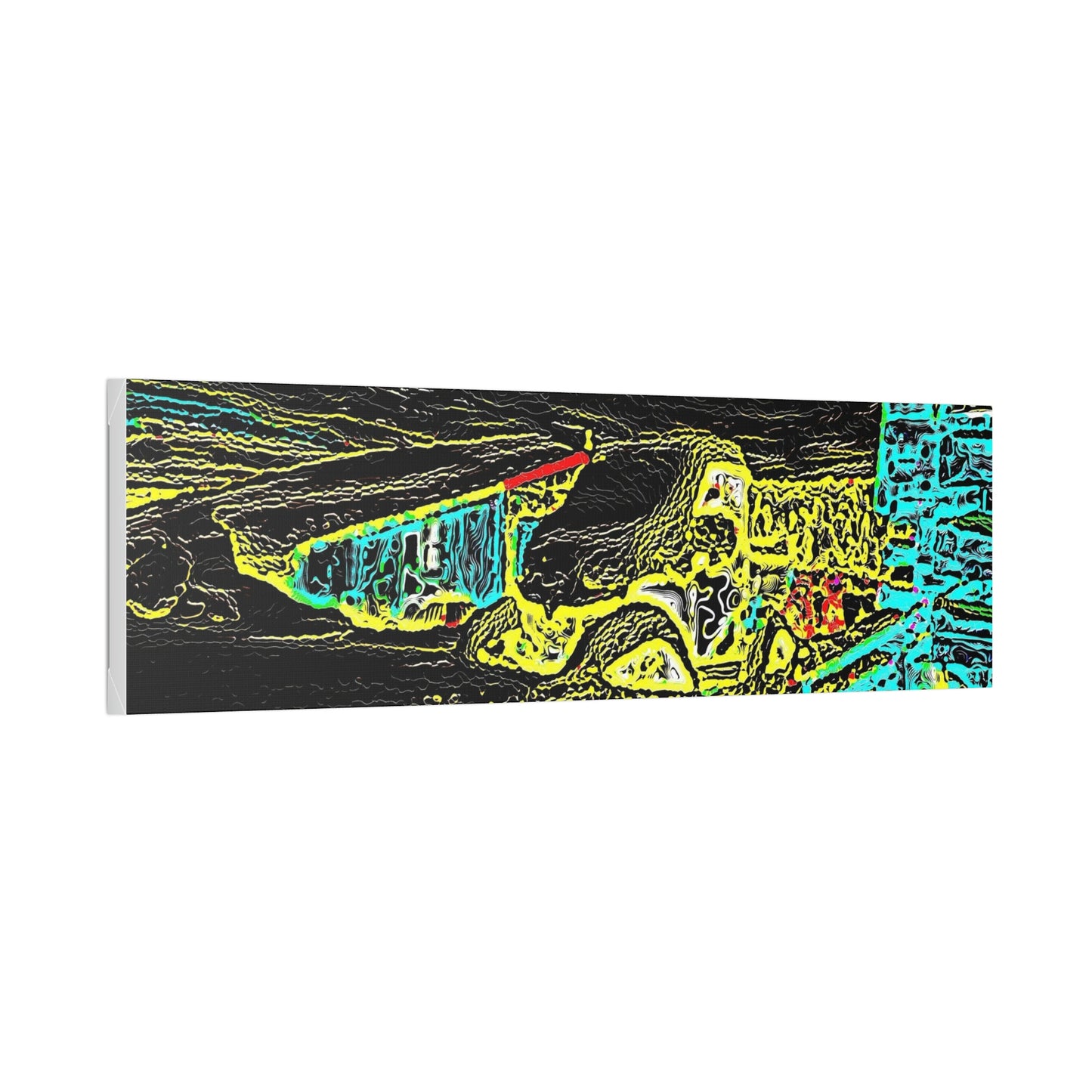 Polyester Canvas ... "Snow Vehicle In Snow Storm At-Rest" ... Circa 12Mar23 ... Central Idaho ... 18-Hours Rendering Time: Original Works ...