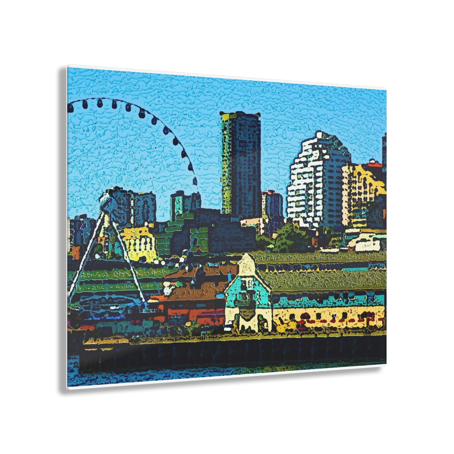 Acrylic Prints ... That Classic Wheel ... 'Seattle's Wheel' ... & An Old Classic Waterside Vendors ...  'Family Archives' ... Original Works ...