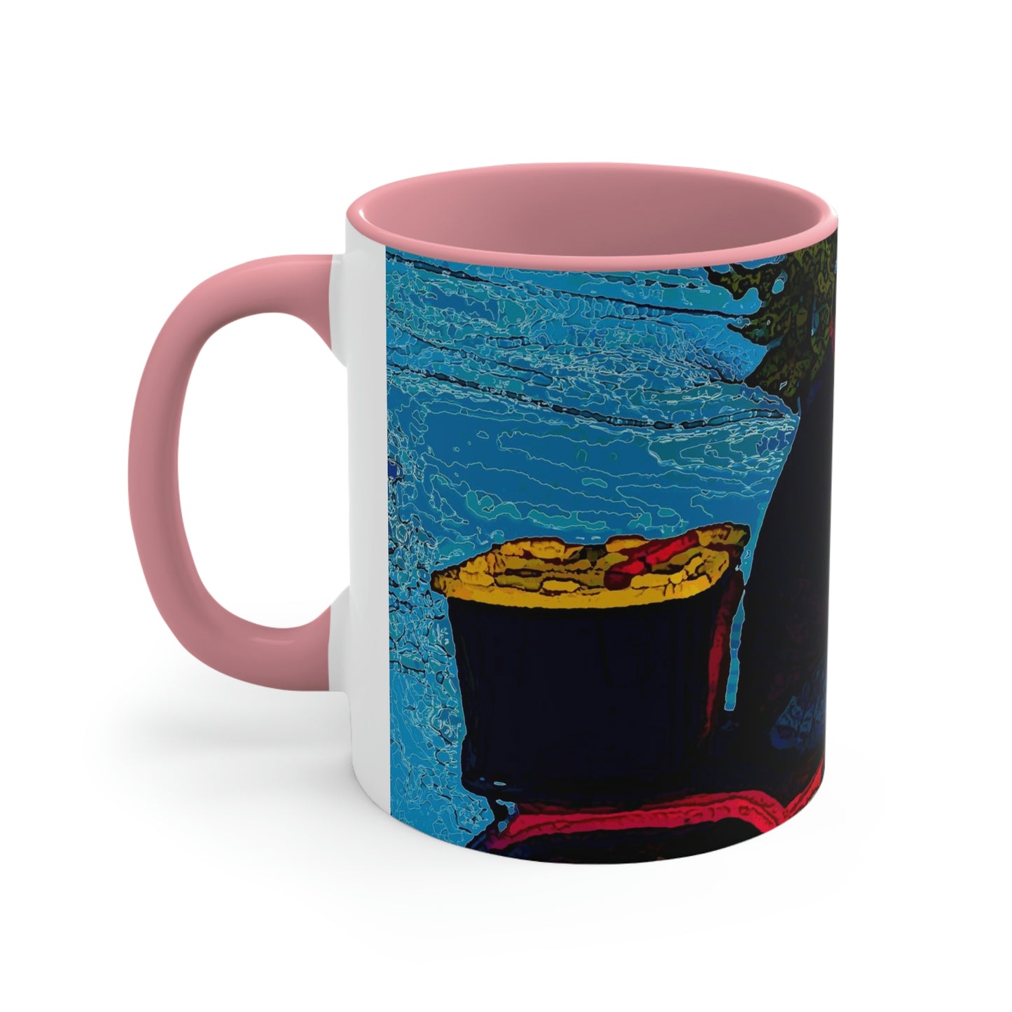 Accent Coffee Mug, 11oz ... There's 2-Wheelin ... There's 4-Wheelin ... 'And-Of-Course' ... "There's 3-Wheelin-In-The-Snow" ...  Original Works ...