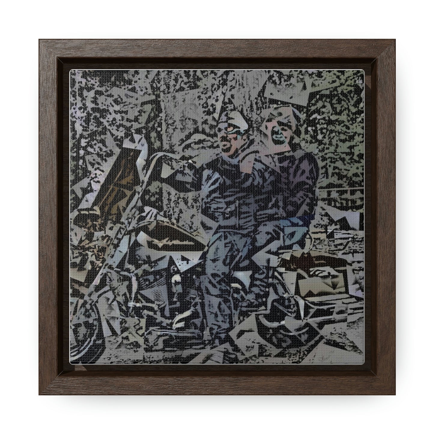 Gallery Canvas Wraps, Square Frame ... The Open Road Beckons ... "Harley 'D' Yearnings ..."  Original Works ...