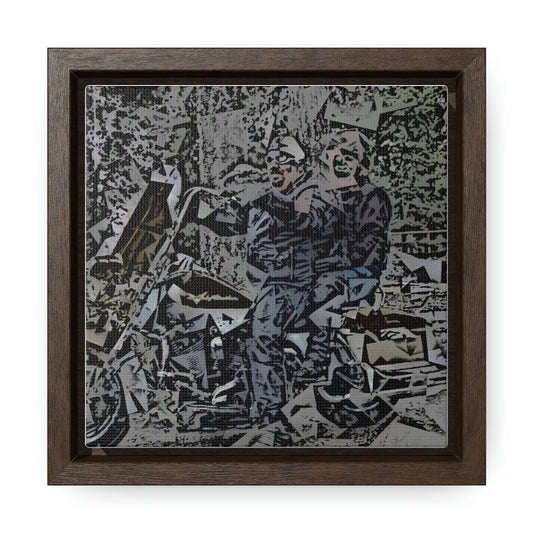 Gallery Canvas Wraps, Square Frame ... The Open Road Beckons ... "Harley 'D' Yearnings ..."  Original Works ...