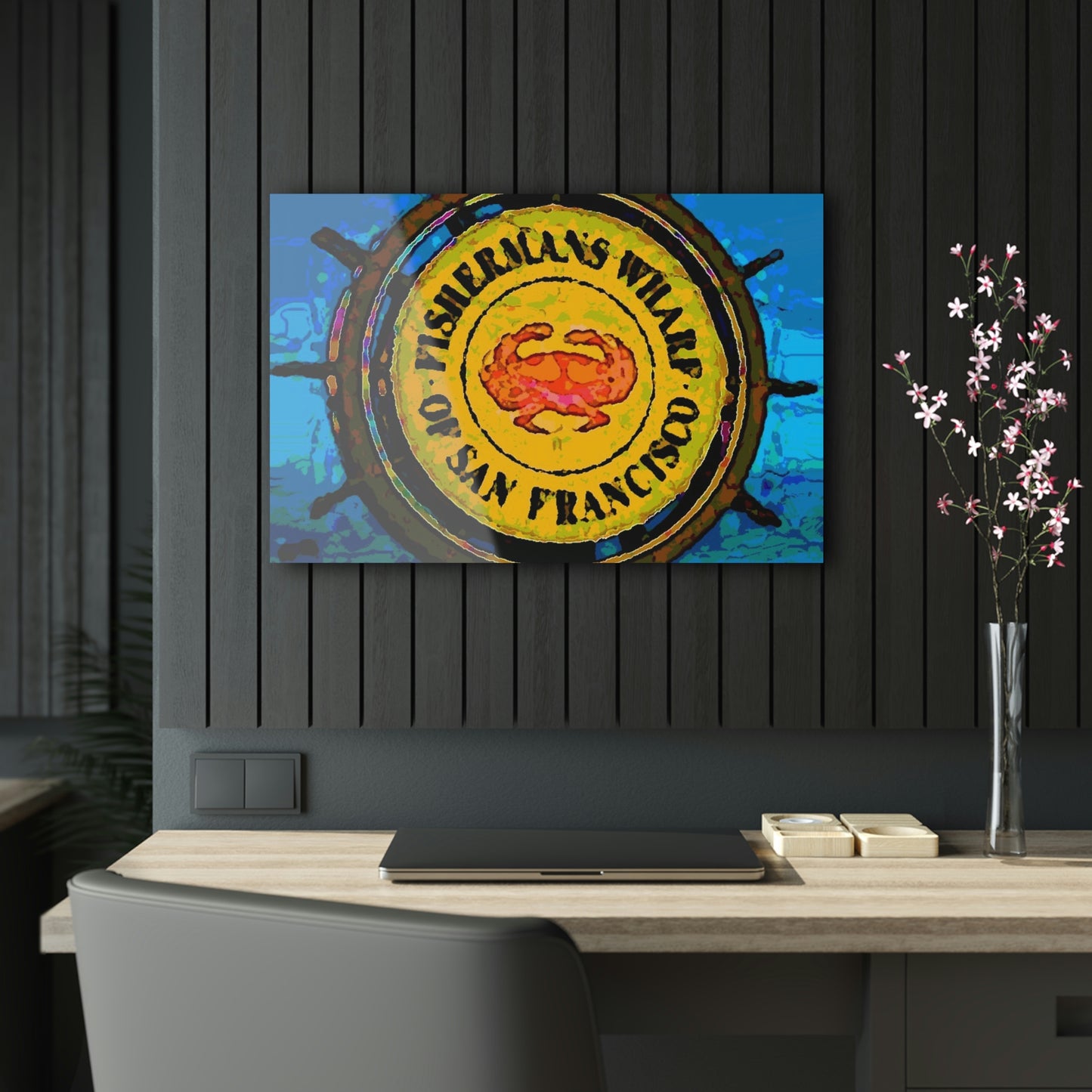 Acrylic Prints ... "No.9 Fishermen's Grotto - Fishermen's Wharf, SF, California" ... Family Archives: 1970's ... Original Works ...