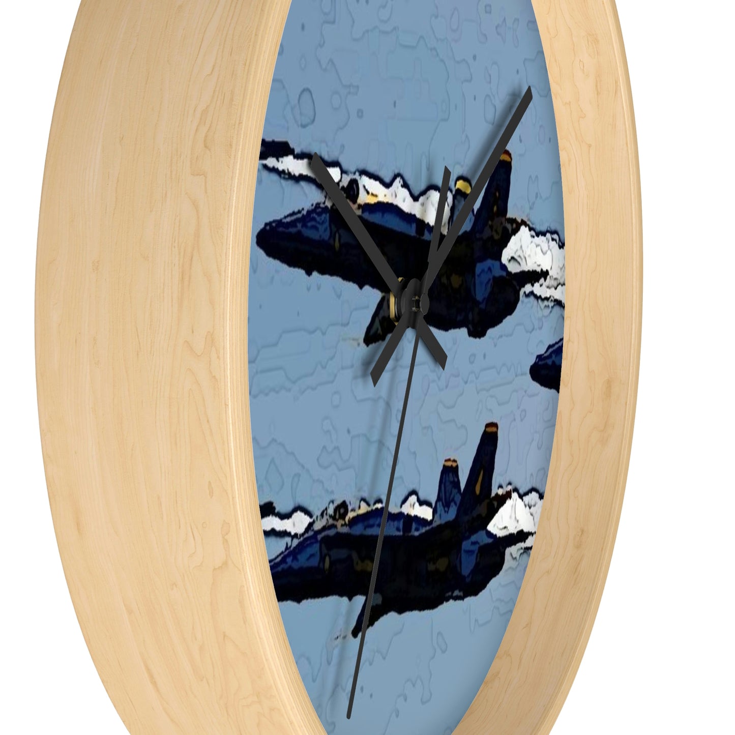 Wall clock ... Seattle Seafair ..."Blue Angels Run Over Lake Washington" ... Circa Mid 1980's ... Dr FJ Holt ... Original Works ...