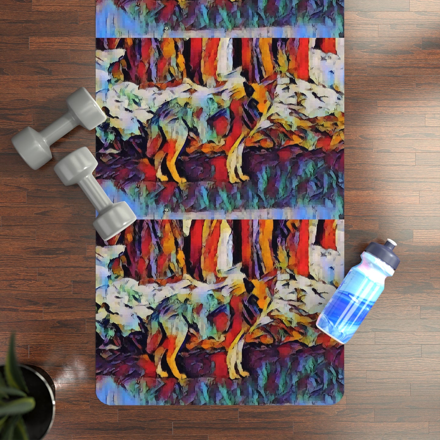 Rubber Yoga Mat ... Coyote ... "Yosemite Valley: Circa May23 ... KPH Base Photo" ... Original Works ...