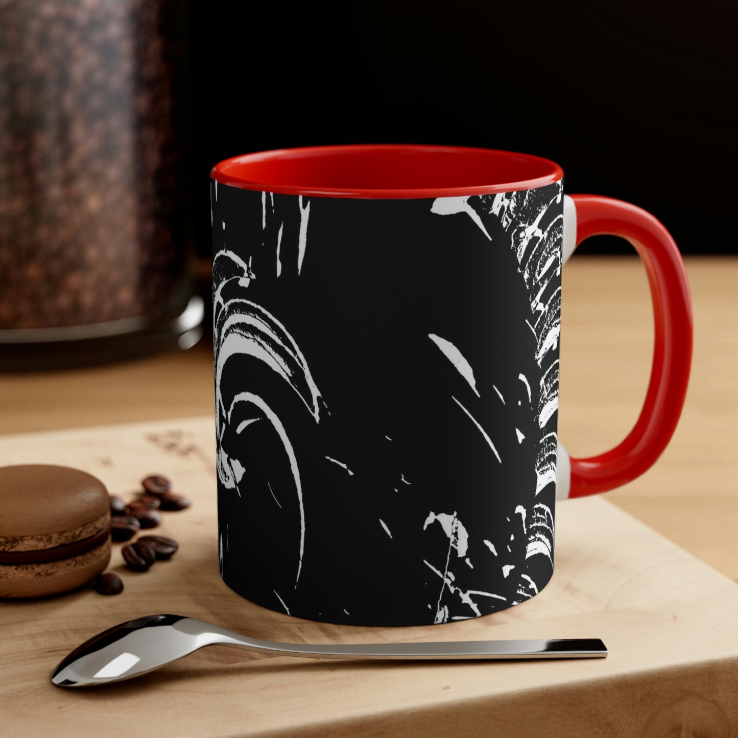 Accent Coffee Mug, 11oz ... "Waning Moon" ... Central Idaho ... October 2022 ... Rendering Time: 22 Hours ... Original Works ...