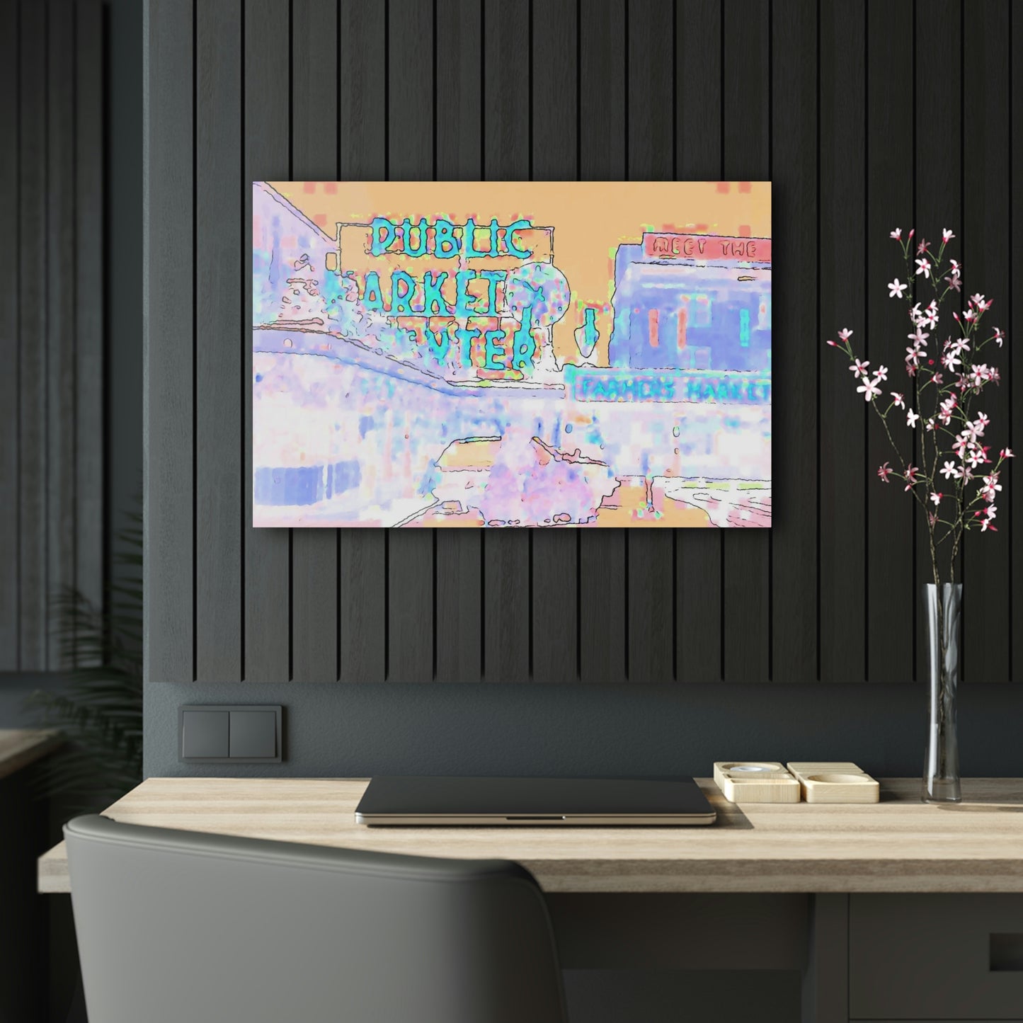 Acrylic Prints ... "Seattle's PPM: Pike-Place-Market" ... I Remember That Day ... The Photo Shoot ... 'It Was Snowing' ... Original Works ...