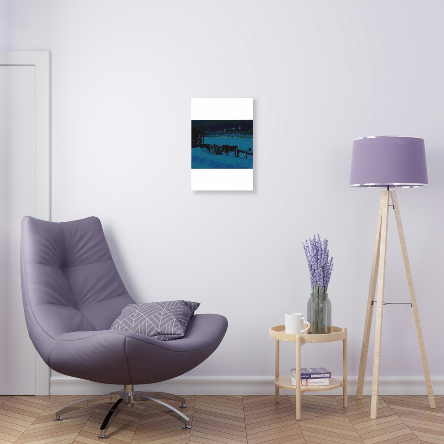 Acrylic Prints ... A Quiet Morning ... "Along The Red River & Nature Preserve Plateau" ... Jan23 ... Original Works ...