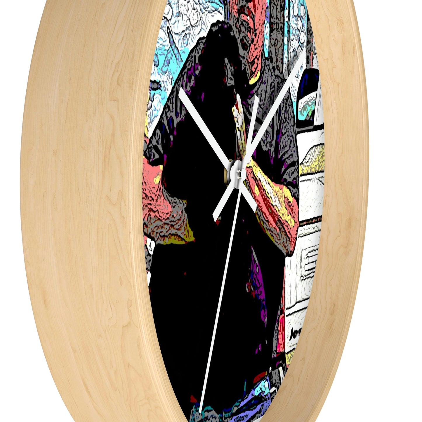 Wall clock ...  When She Was Young ... "Todd & Jett" ... California Point Locale: June 2022, Central Idaho ... Original Works