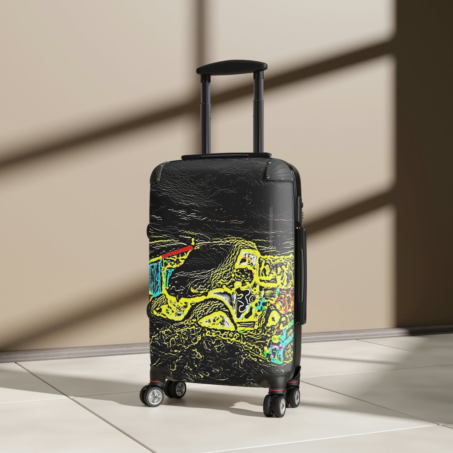 Suitcases ...  "Snow Vehicle In Snow Storm At-Rest" ... Circa 12Mar23 ... Central Idaho ... 18-Hours Rendering Time: Original Works ...