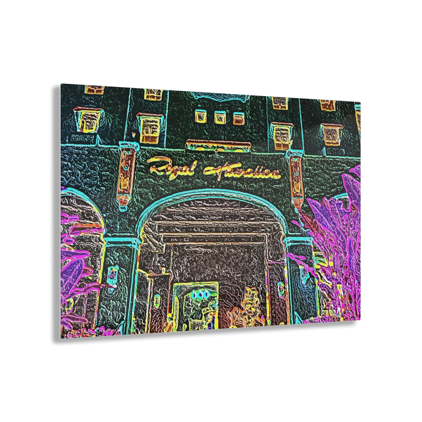 Acrylic Prints ...  "La Grande Entree" At: 'The Pink Palace' ... The Royal Hawai'ian ... Honolulu, HI ... '27Oct2014' ... Original Works ...