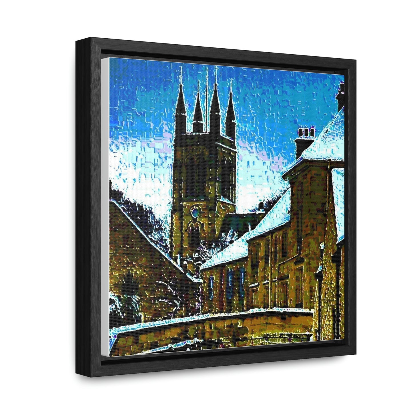 Gallery Canvas Wraps, Square Frame ... Walikng The Streets & Alleys ... 'Strolling The Canals ... '  ... Original Works  ...