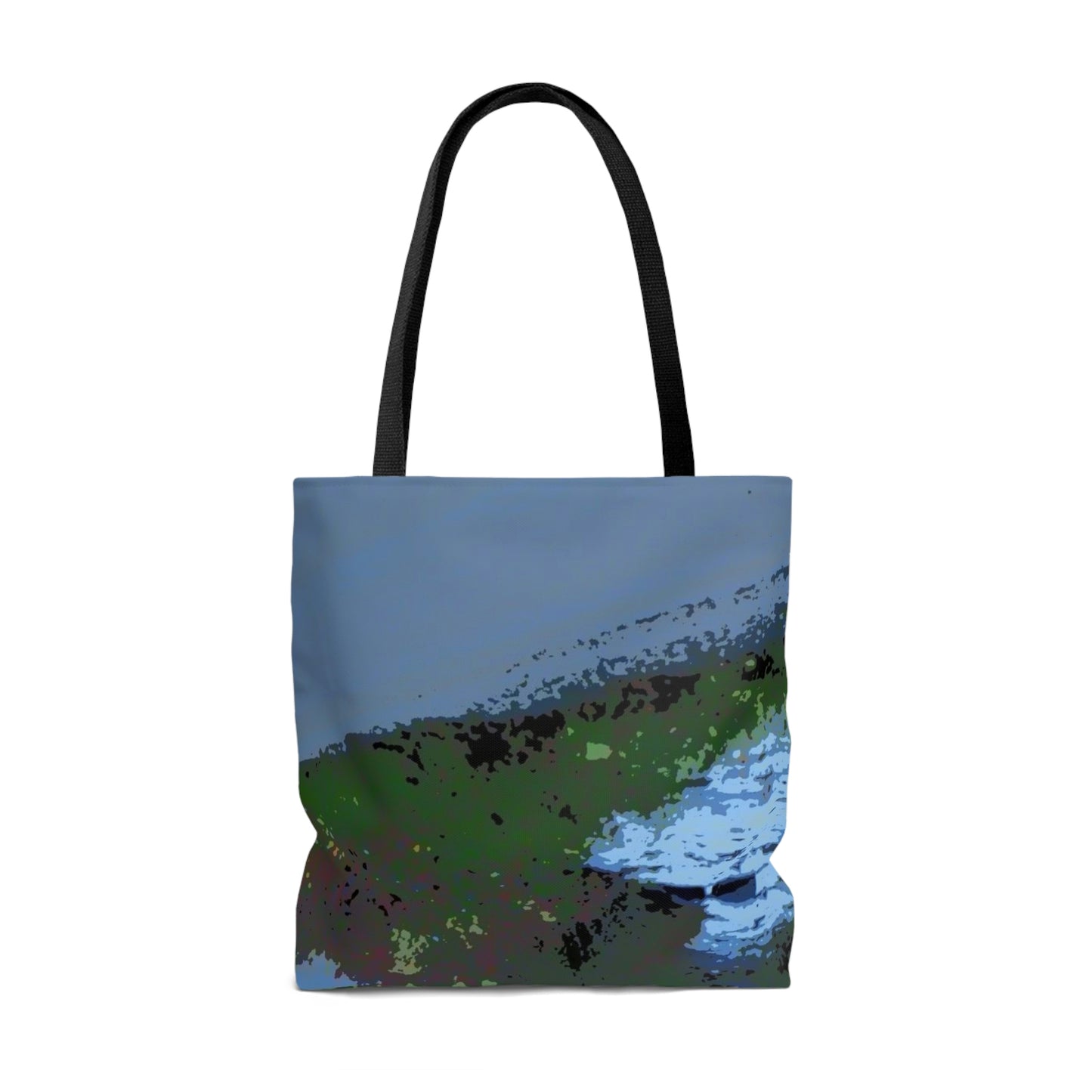AOP Tote Bag ... "On The Road & Along The River To: 'Red River Campground' ..." Summer 2022. Original Works ...