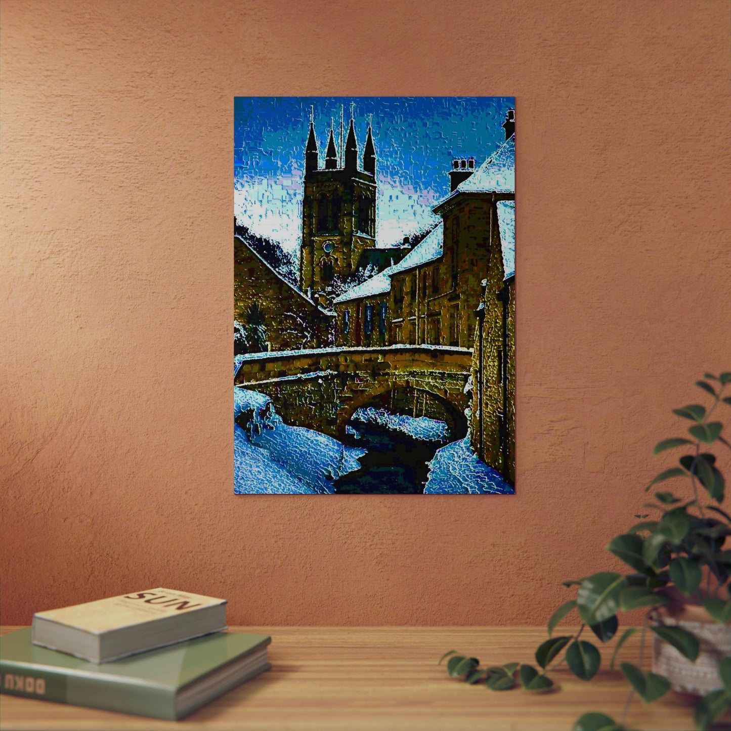 Aluminum Composite Panels ...  A Bridge, A Canal, A Cathedral_2 ... "To Stroll Over-Through-And-By" ... Central England: Circa 2005 ... Original Works ...