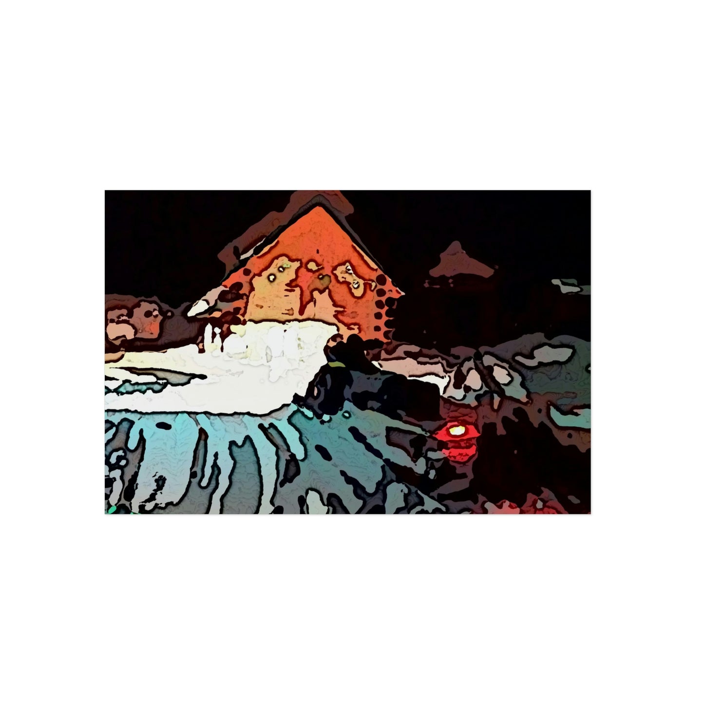 Aluminum Composite Panels ... "Winter Early-Morning Packing & Plowing With Snowmobile" ... Central Idaho, USA ... November 2022 ... Original Works