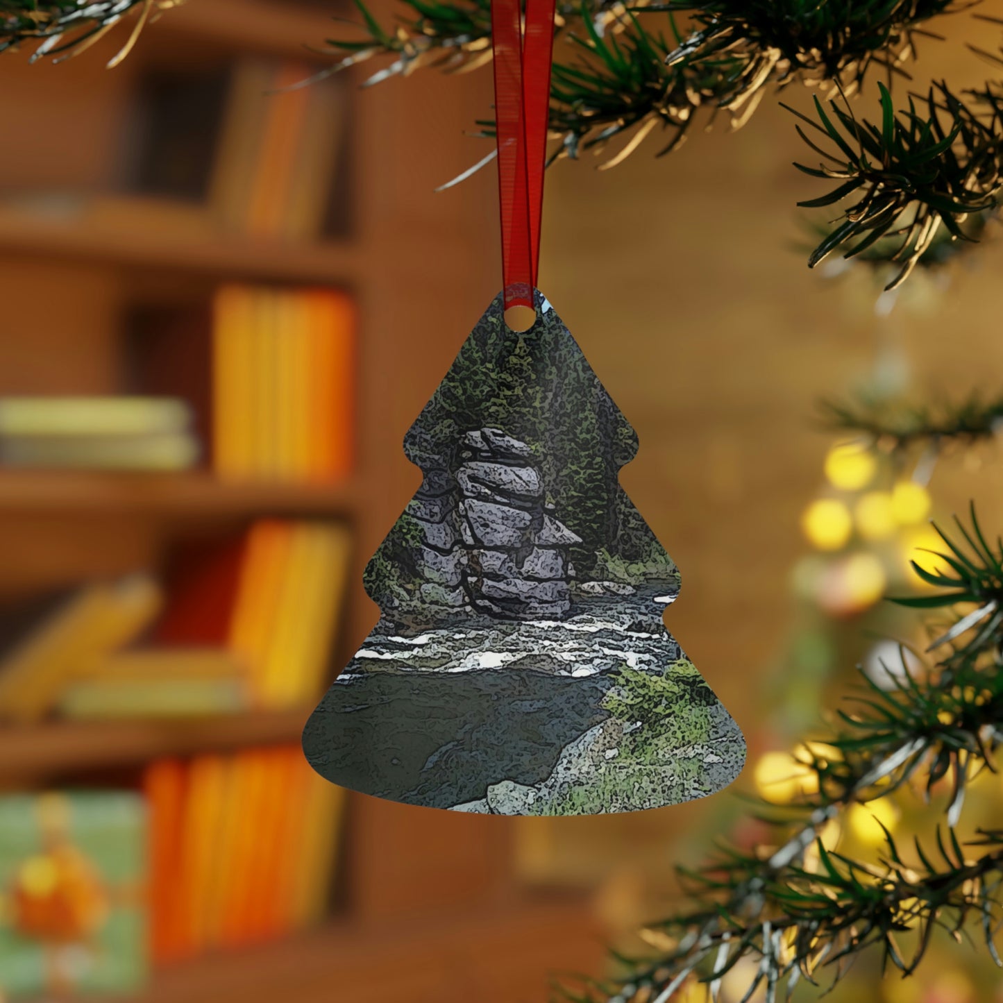 Metal Ornaments ..."I Am Innocent" ... Tricky-Dick Immortalized ... Nixon Rock: Along The River ... Central Idaho, Summer 2020 ... Original Works ...
