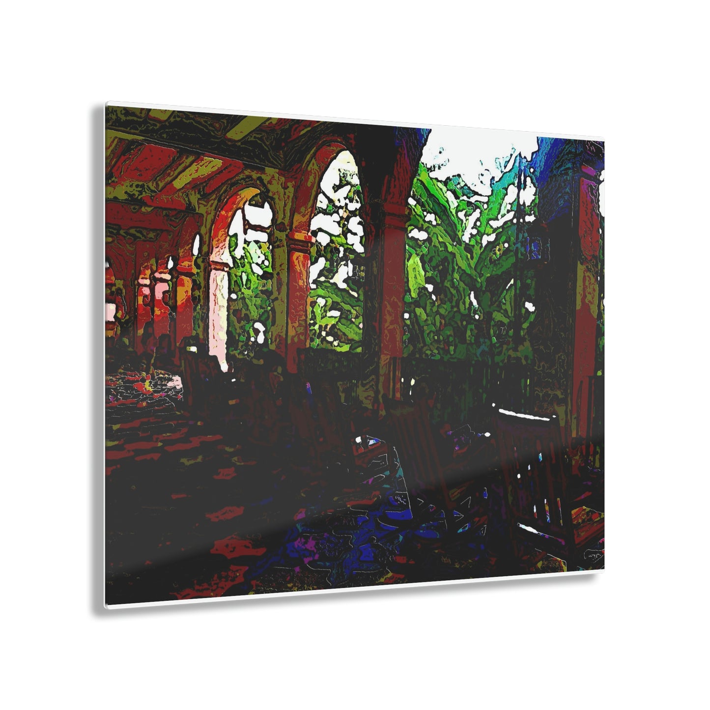 Acrylic Prints ...  Lanai & Rocking Chairs At: 'The Pink Palace' ... The Royal Hawai'ian ... Honolulu, HI ... '27Oct2014' ... Original Works ...