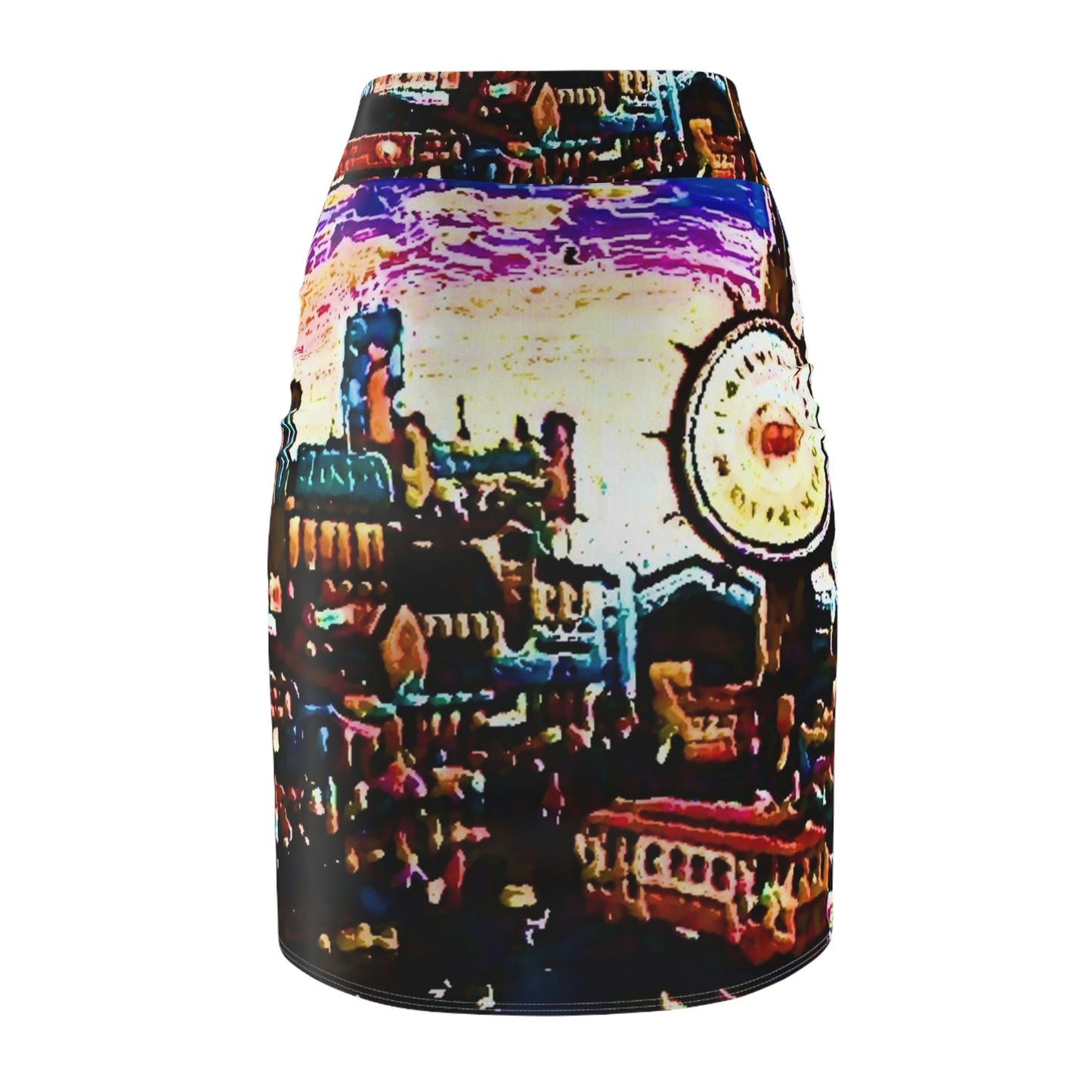 Women's Pencil Skirt ... "No.9 Fishermen's Grotto - Fishermen's Wharf, SF, California" ... Family Archives: 1970's ... Original Works ...