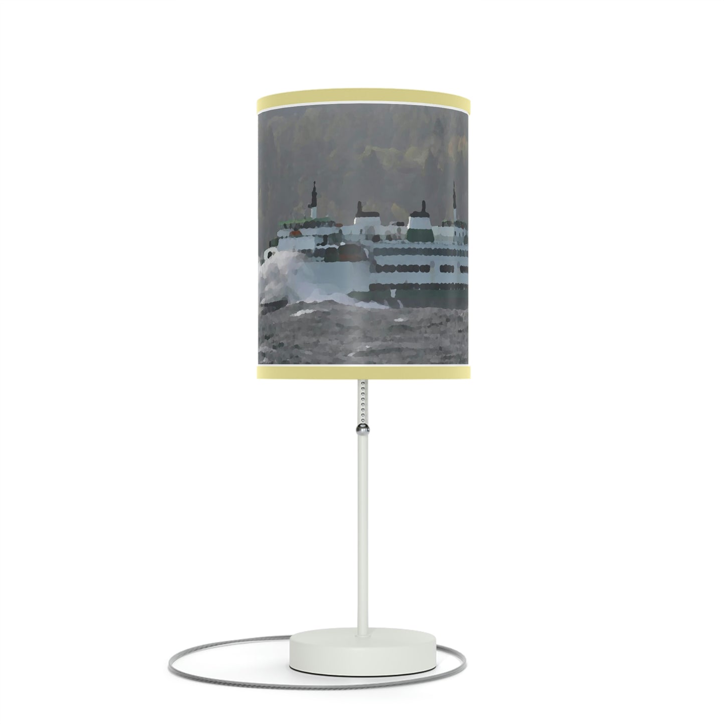 Lamp on a Stand, US|CA plug ... WADOT Ferry Crossing ... "A Very Rough Day" ... Mulkiteo Route ... Family Archives ... Early 1990's' ... Original Works ...
