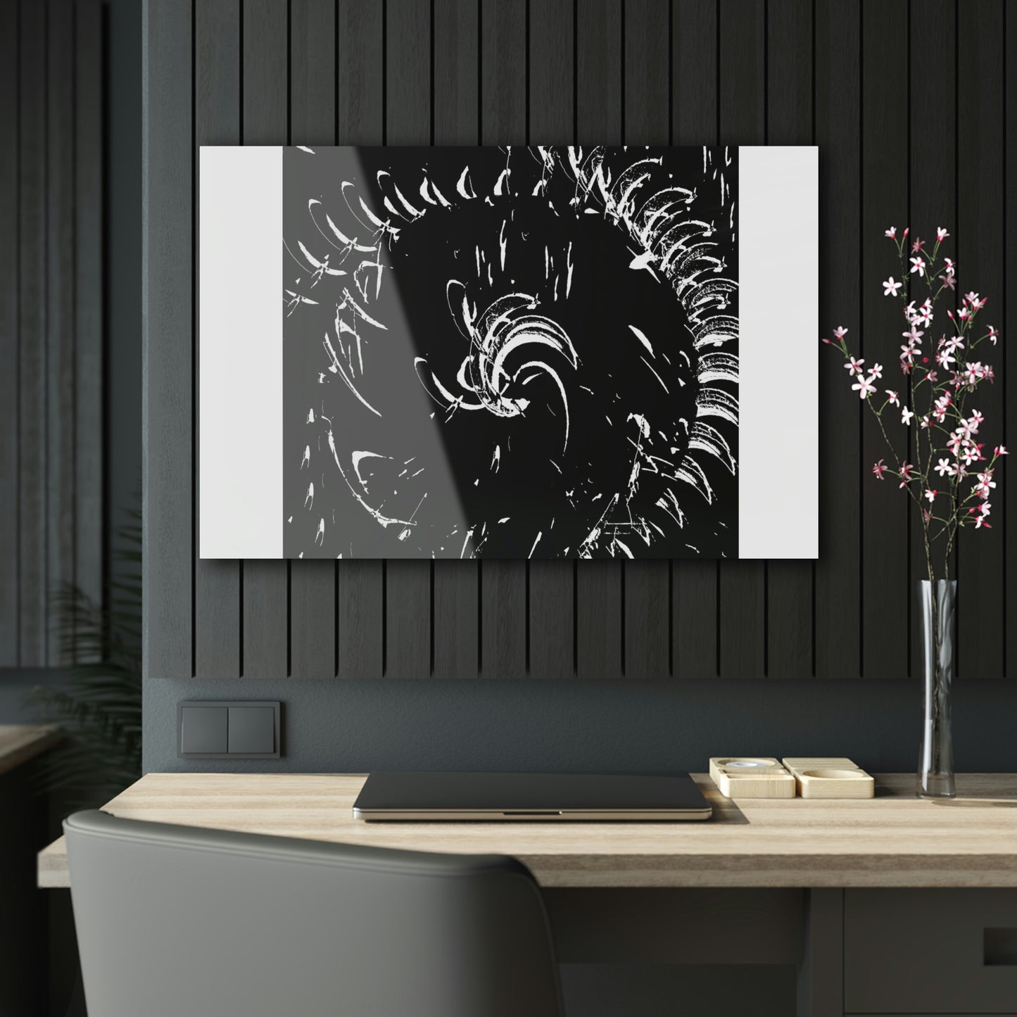 Acrylic Prints ... "Waning Moon" ... Central Idaho ... October 2022 ... Rendering Time: 22 Hours ... Original Works ...