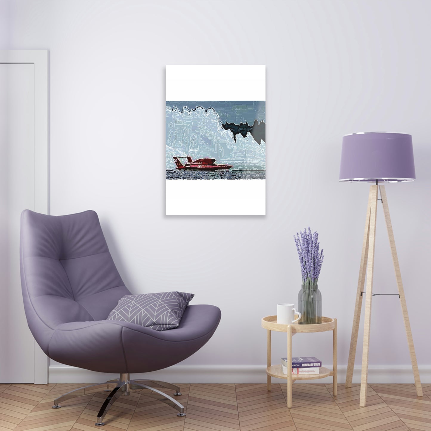Acrylic Prints ... Seattle Columbia Cup On Lake Washington ... "Dave Wilcox Heads For The Win" ... Associate Gift-Photo ... Original Works ...