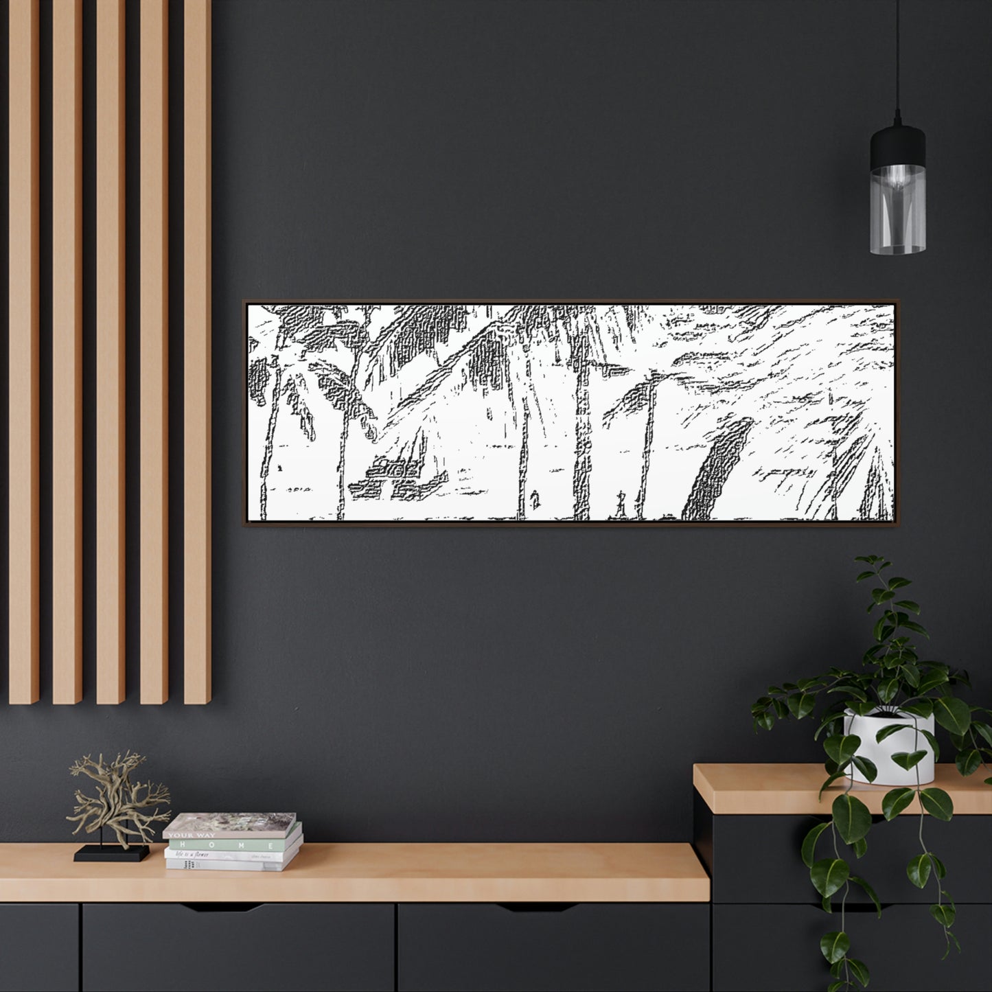 Gallery Canvas Wraps, Horizontal Frame ... "The Royal Hawai'ian: Waikiki Beach_Beach" ... Honolulu, HI ... Ocotber 2014 (Halloween) ... Original Works ...